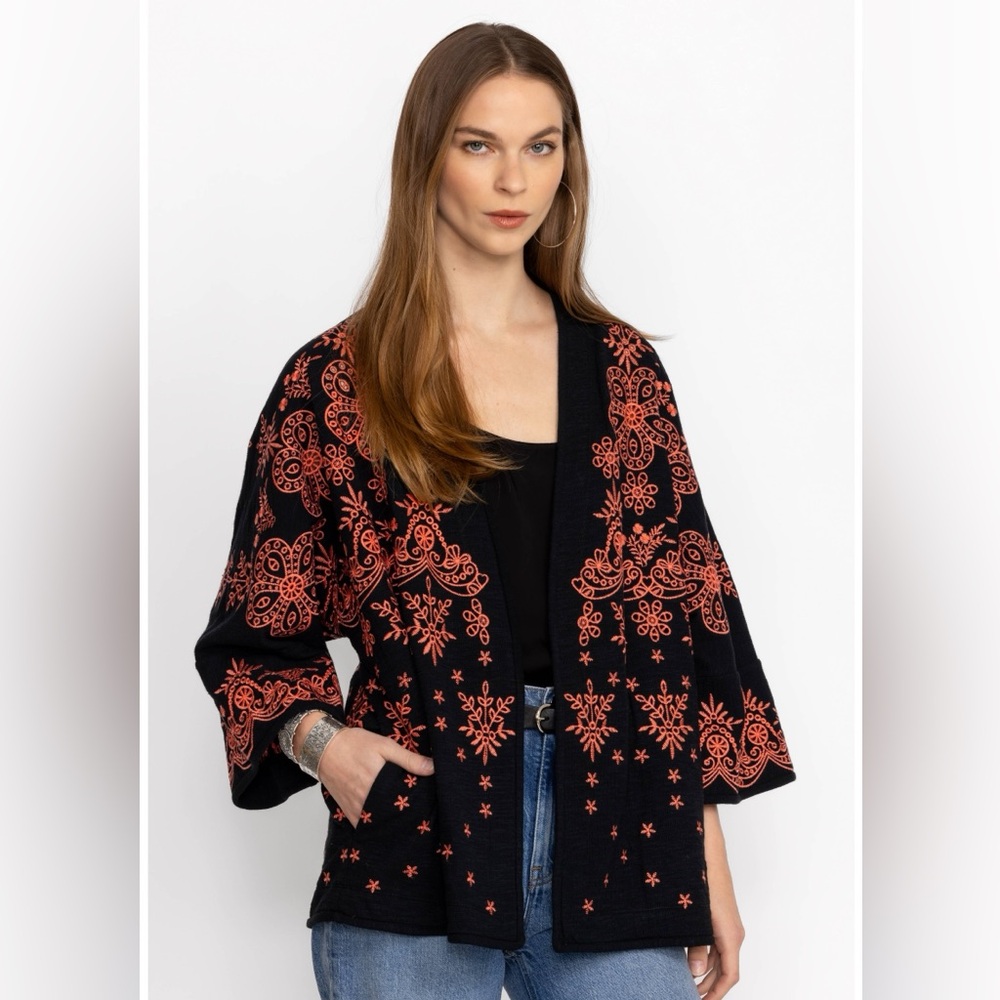NWT Johnny Was Biya short $350 kimono julianna